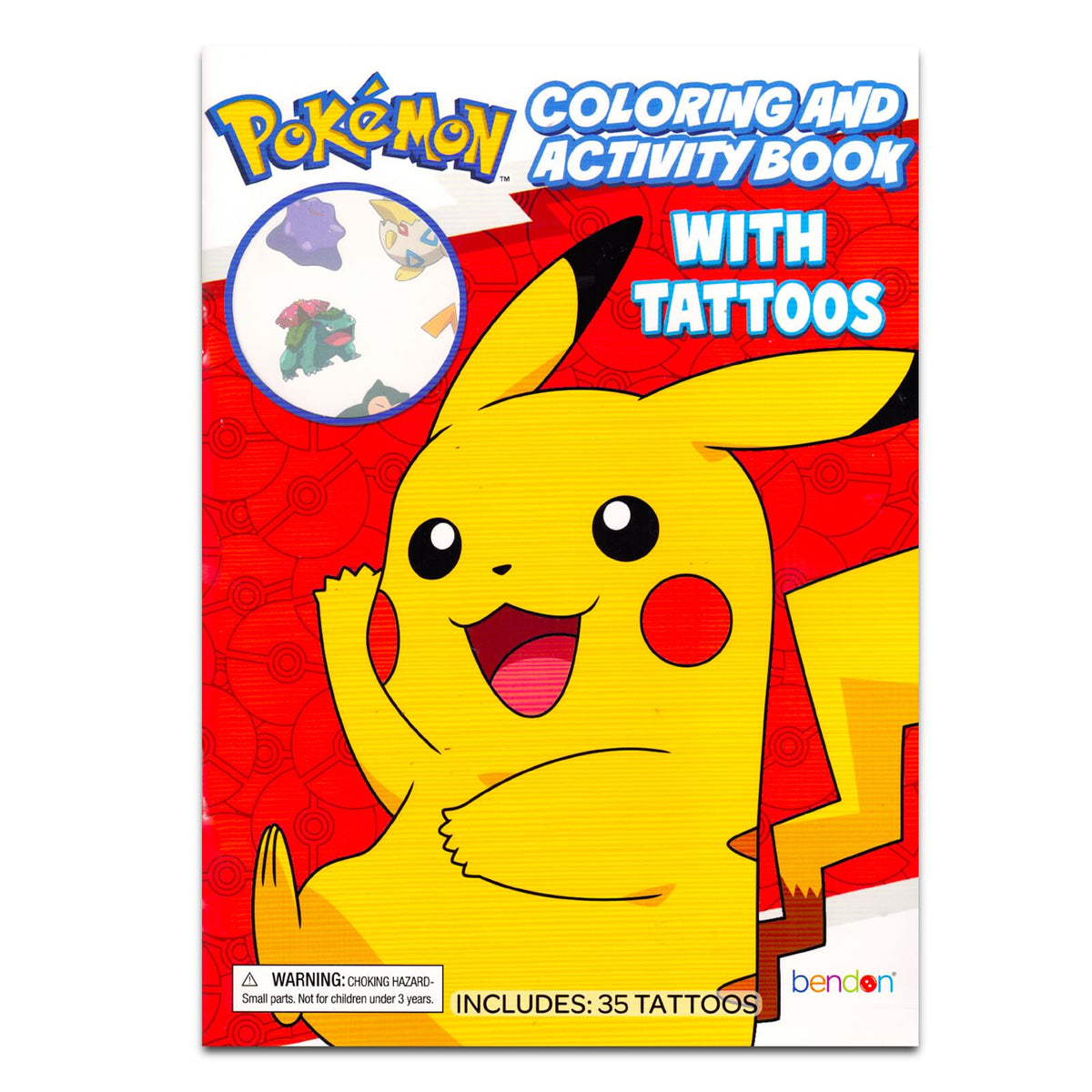 Nintendo Pokemon kids wearing various temporary tattoos, fun party benefit