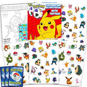 Nintendo Pokemon pack front view showing box and contents, ideal for parties