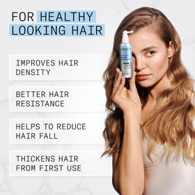 NIOXIN application on scalp demonstrating targeted use and coverage benefit