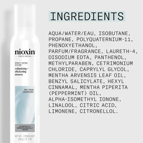 NIOXIN before and after hair showing fuller visible volume