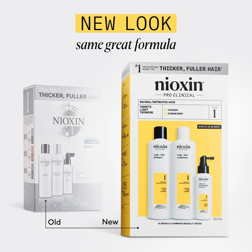 Nioxin cleanser shampoo pump close-up demonstrating effective scalp cleansing