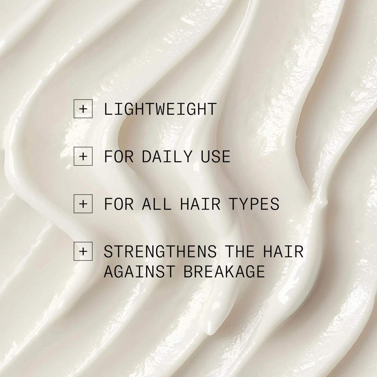 NIOXIN conditioner being applied to wet hair for improved manageability