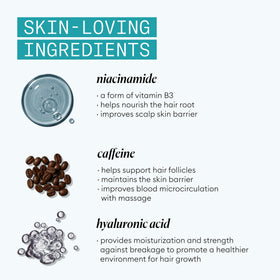 NIOXIN product label close-up highlighting key ingredients and benefits