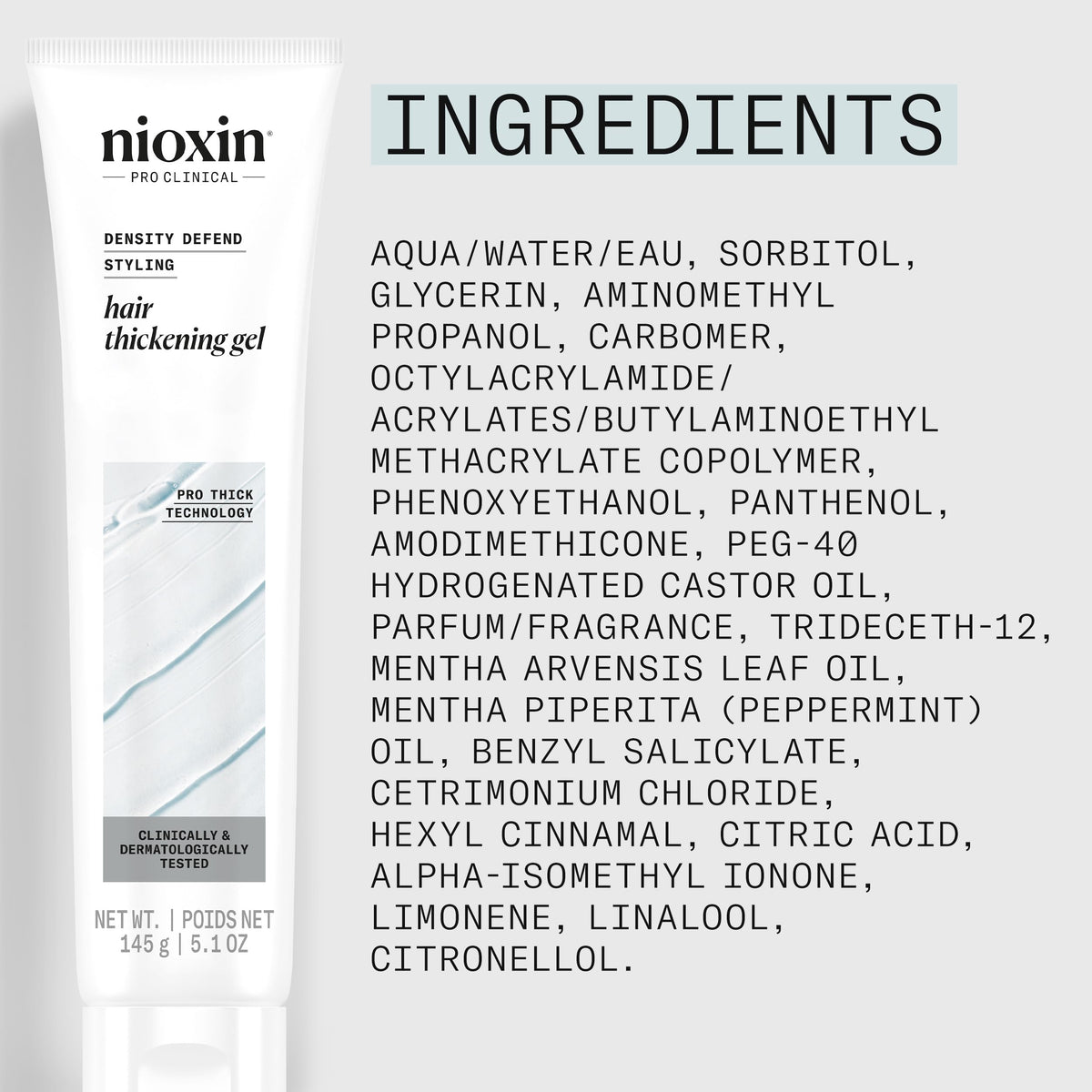 NIOXIN density defend on bathroom vanity showing everyday use convenience