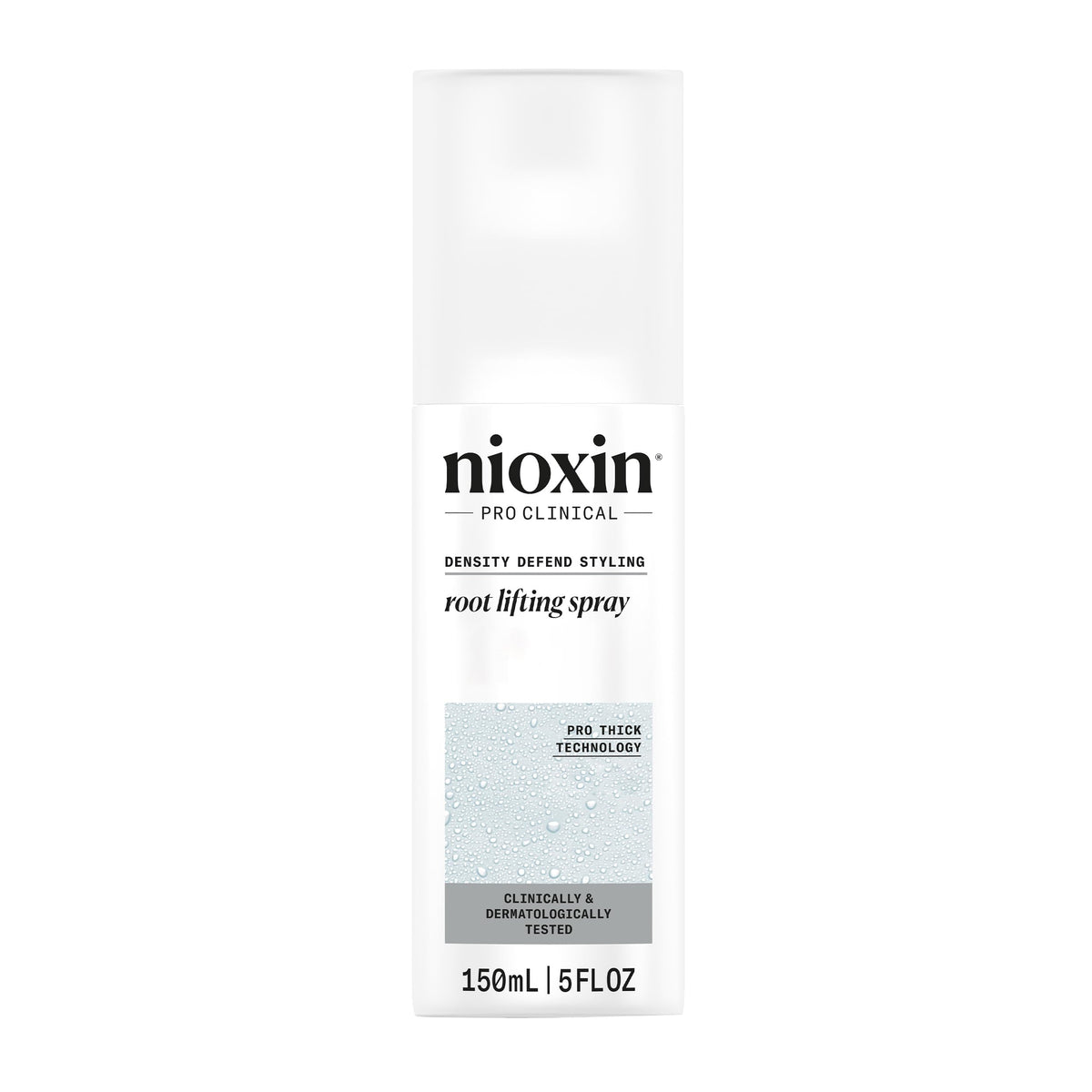 Nioxin front packaging showing Density Defend spray and clear branding for quick recognition and trust