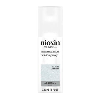 Nioxin front packaging showing Density Defend spray and clear branding for quick recognition and trust