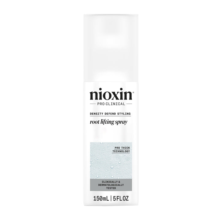 Nioxin front packaging showing Density Defend spray and clear branding for quick recognition and trust