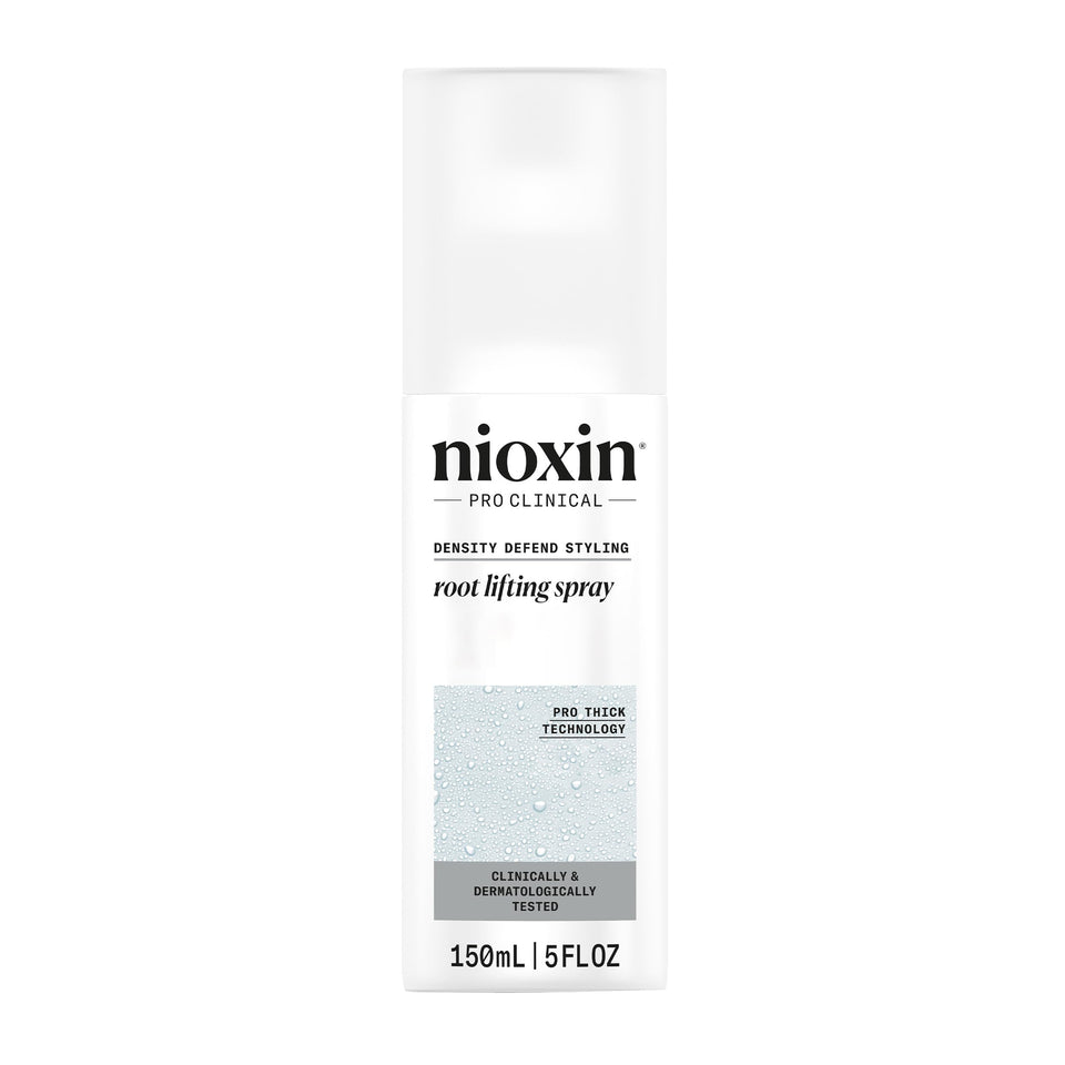 Nioxin front packaging showing Density Defend spray and clear branding for quick recognition and trust