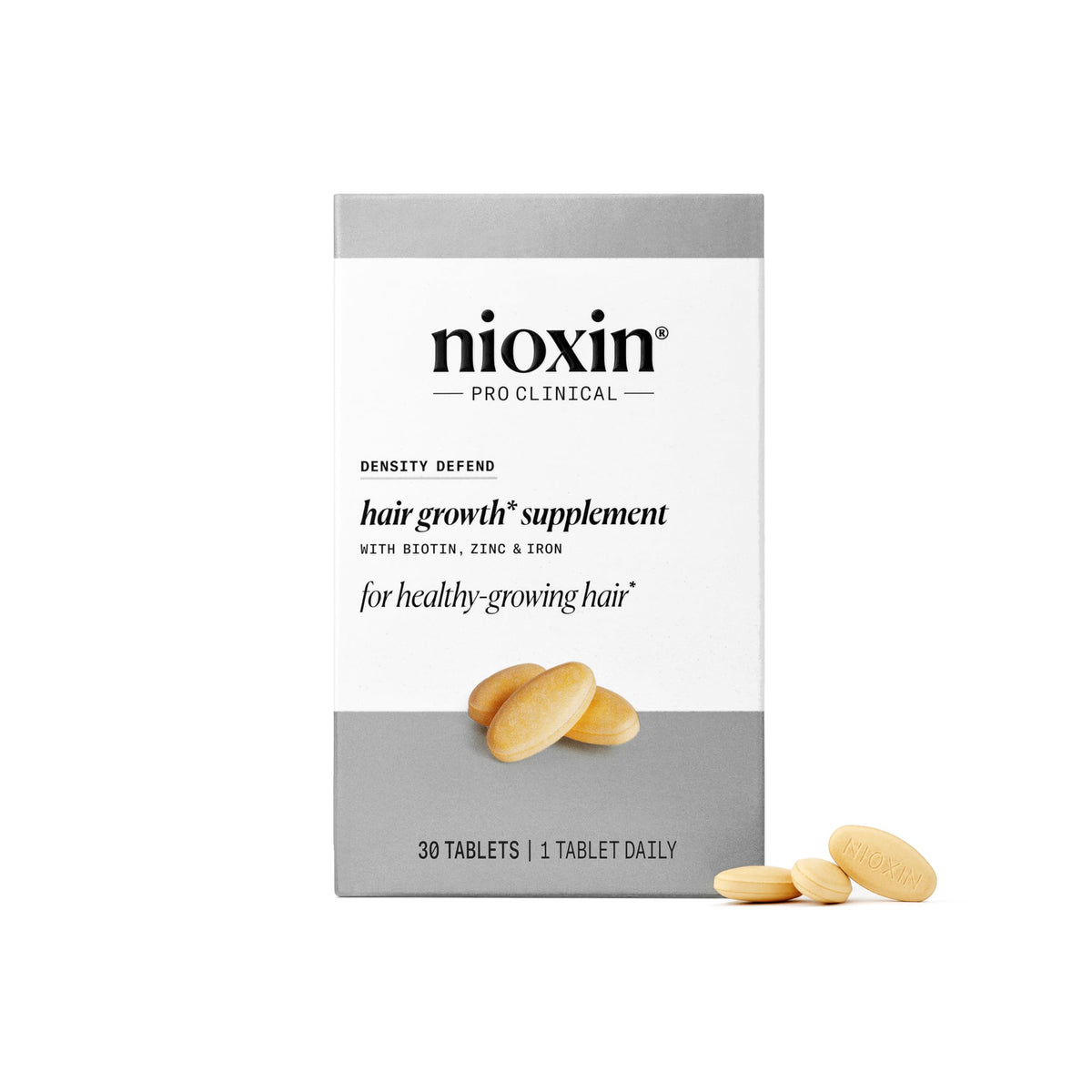NIOXIN front packaging showing bottle and label for easy identification