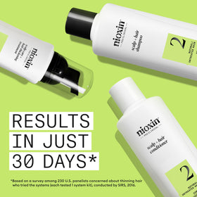 NIOXIN leave-in treatment spray applicator ready to refresh scalp