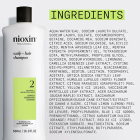 NIOXIN on bathroom shelf lifestyle shot suggesting daily use benefit