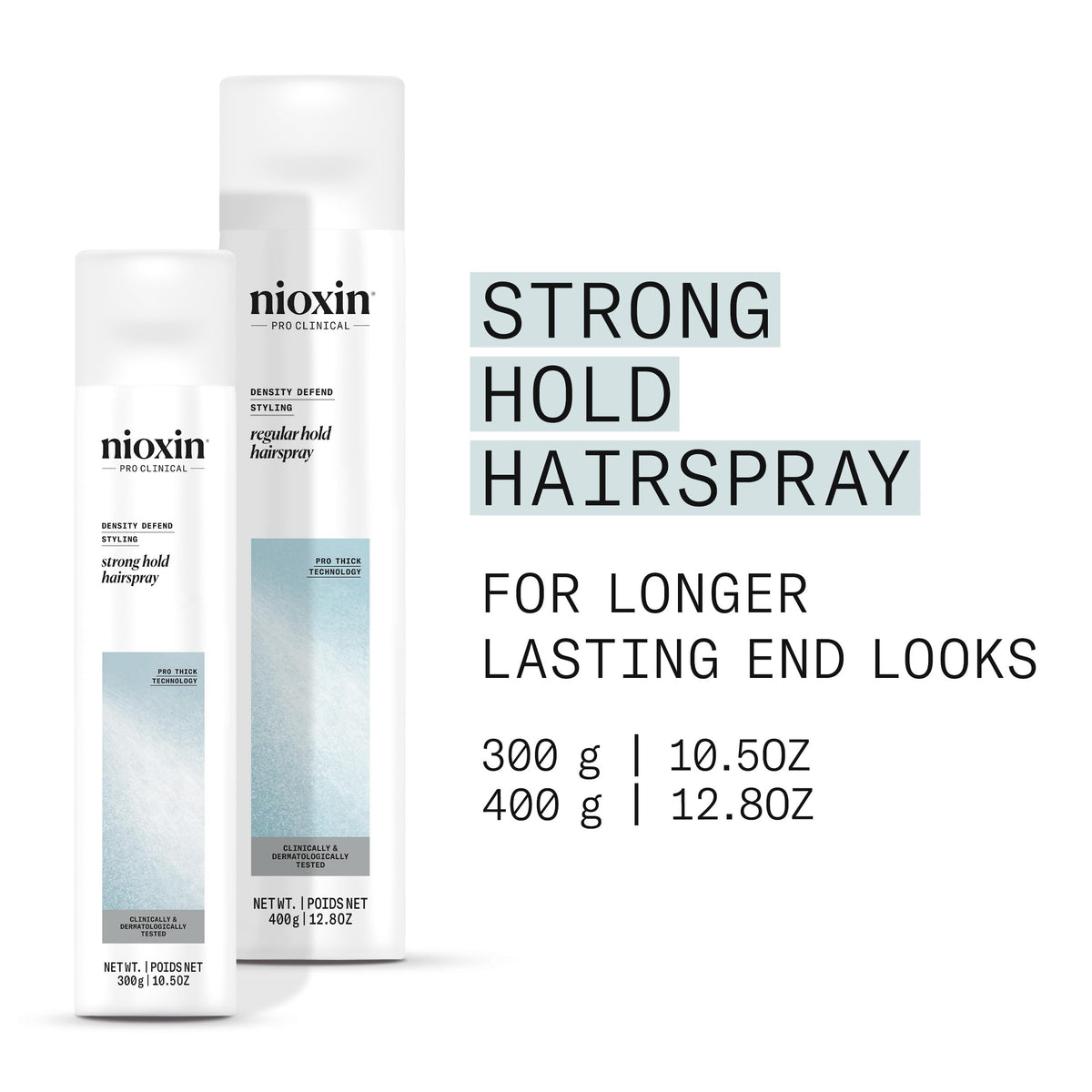 NIOXIN back label with ingredients and usage details for confidence