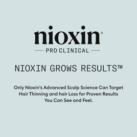 NIOXIN before and after on thinning areas showing fuller-looking hair