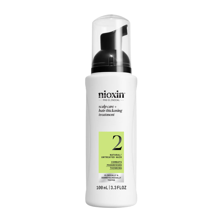 NIOXIN front packaging showing bottle and box for clear product ID and benefit