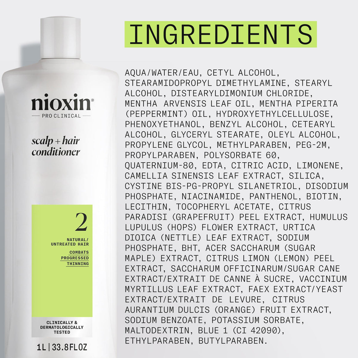nioxin on bathroom vanity in lifestyle scene illustrating professional at-home use