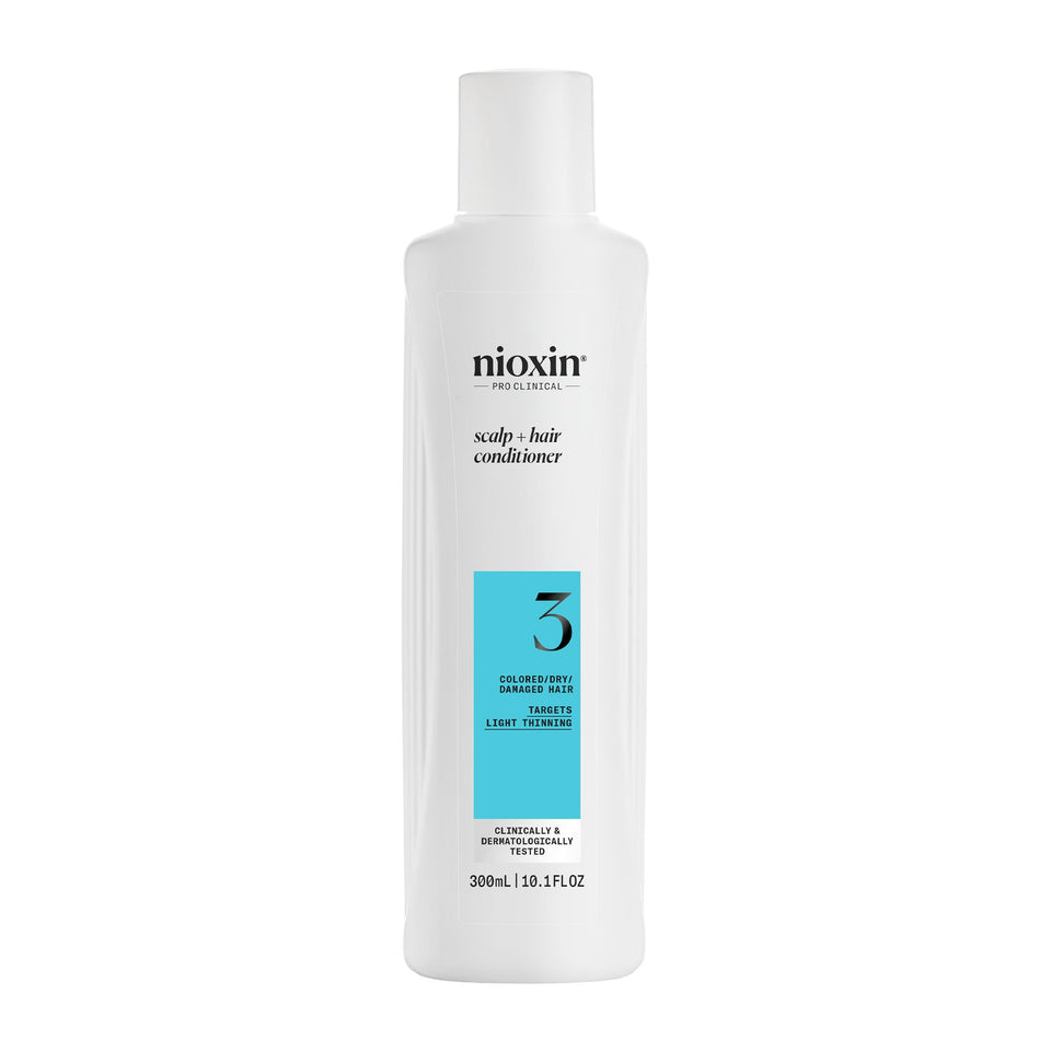 NIOXIN front bottle showing System 3 conditioner for thicker hair