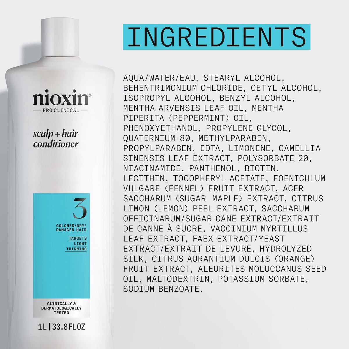 Nioxin System 3 in salon setting showing professional-grade scalp treatment