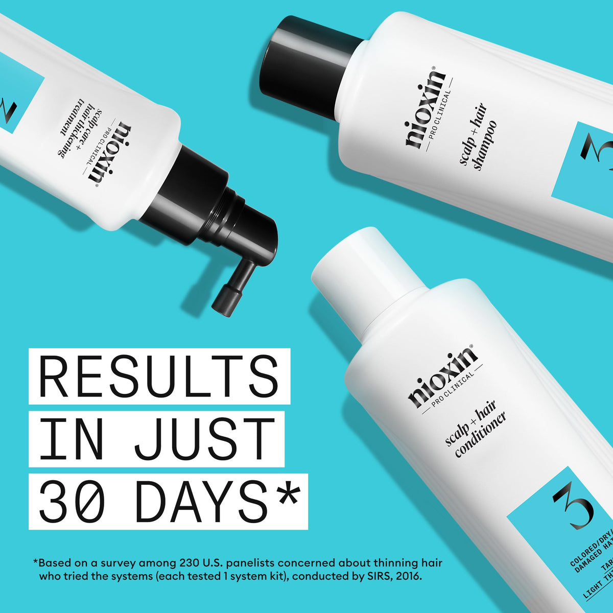 NIOXIN shampoo lather close-up illustrating gentle cleansing and reduced buildup