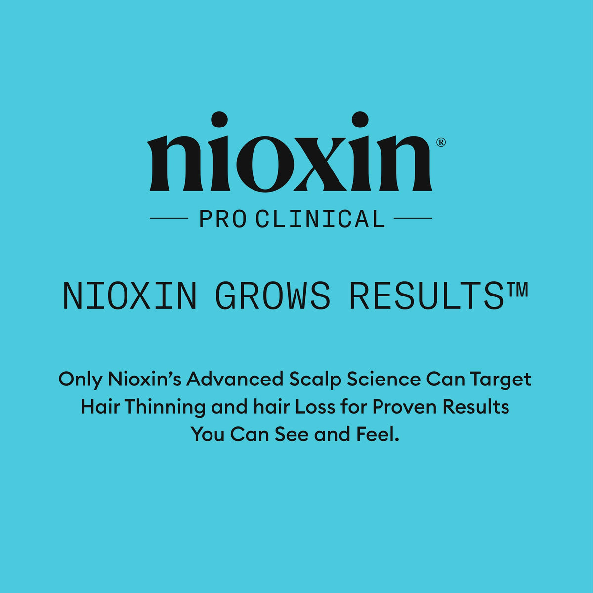 NIOXIN bottle in stylist hands during salon application for professional results