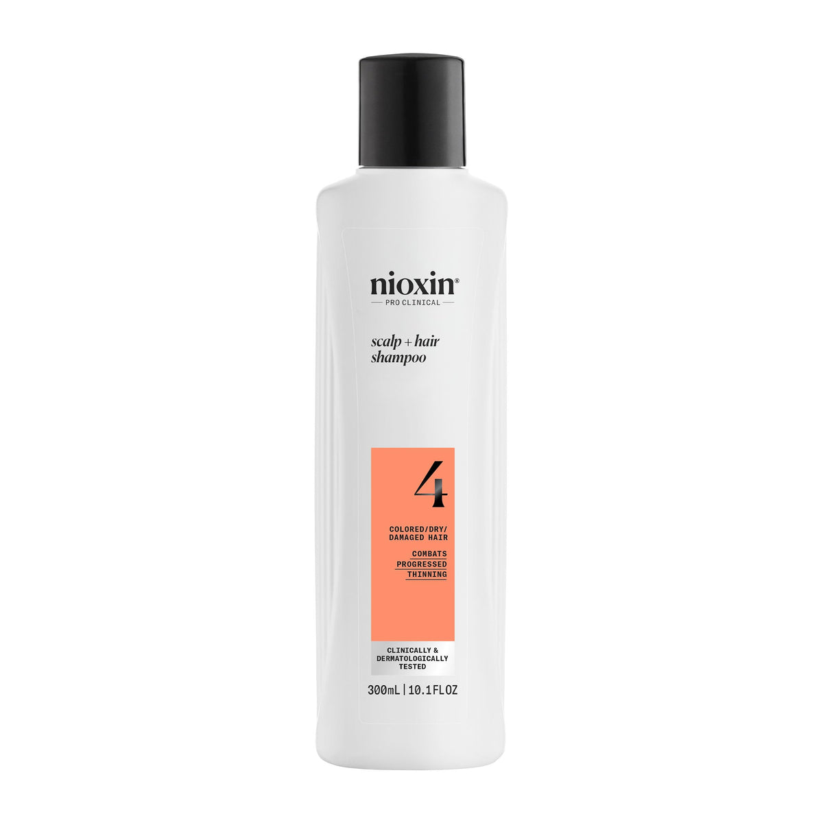 nioxin front bottle showing branding and product clarity benefit