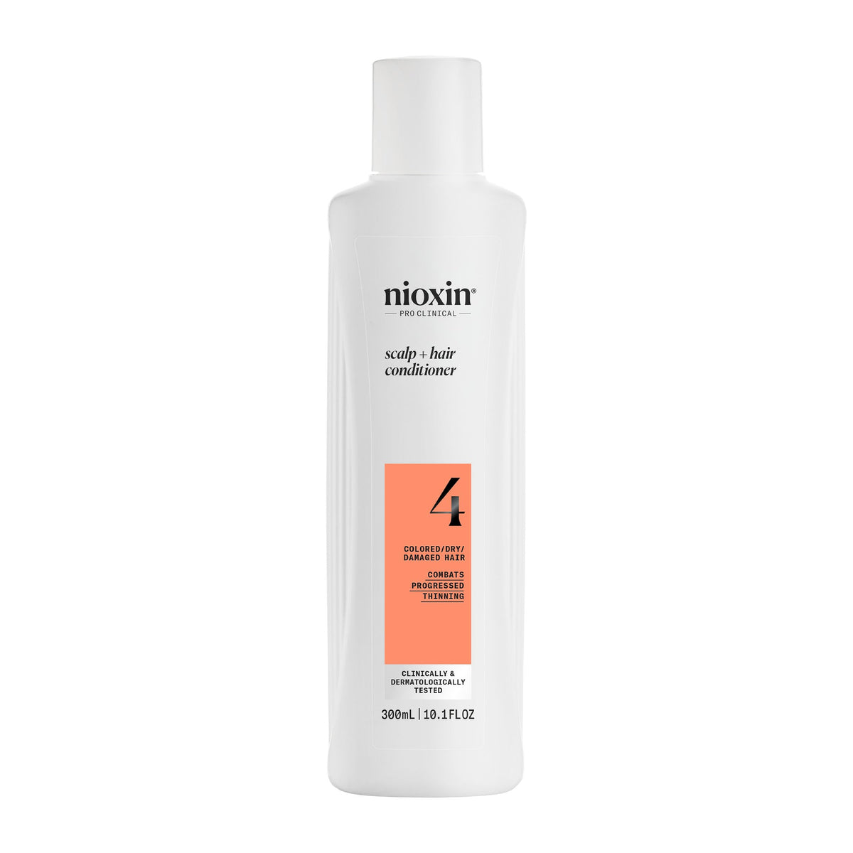 Nioxin System 4 front packaging shows product and benefits for fuller hair