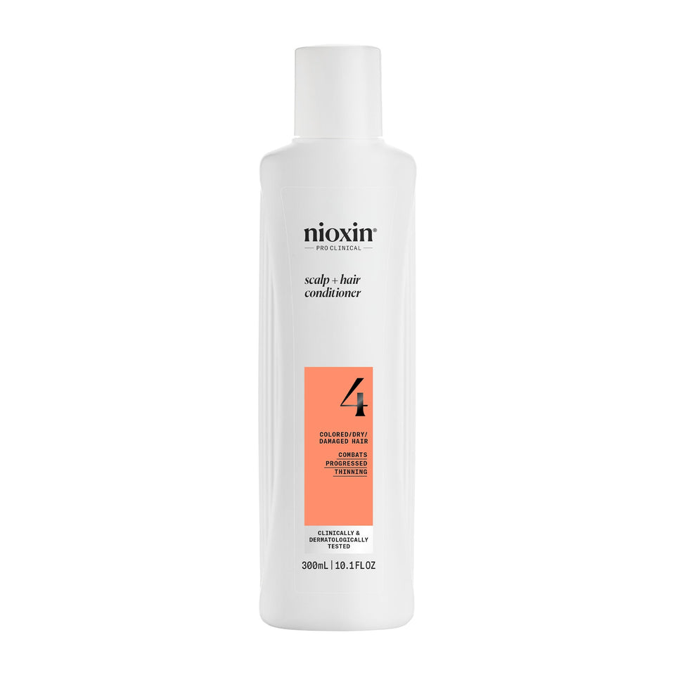 Nioxin System 4 front packaging shows product and benefits for fuller hair
