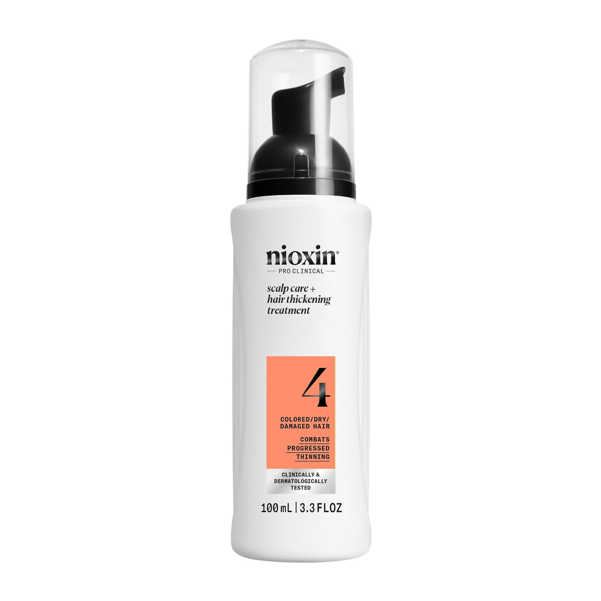Nioxin front packaging showing bottle and branding for fuller-looking hair