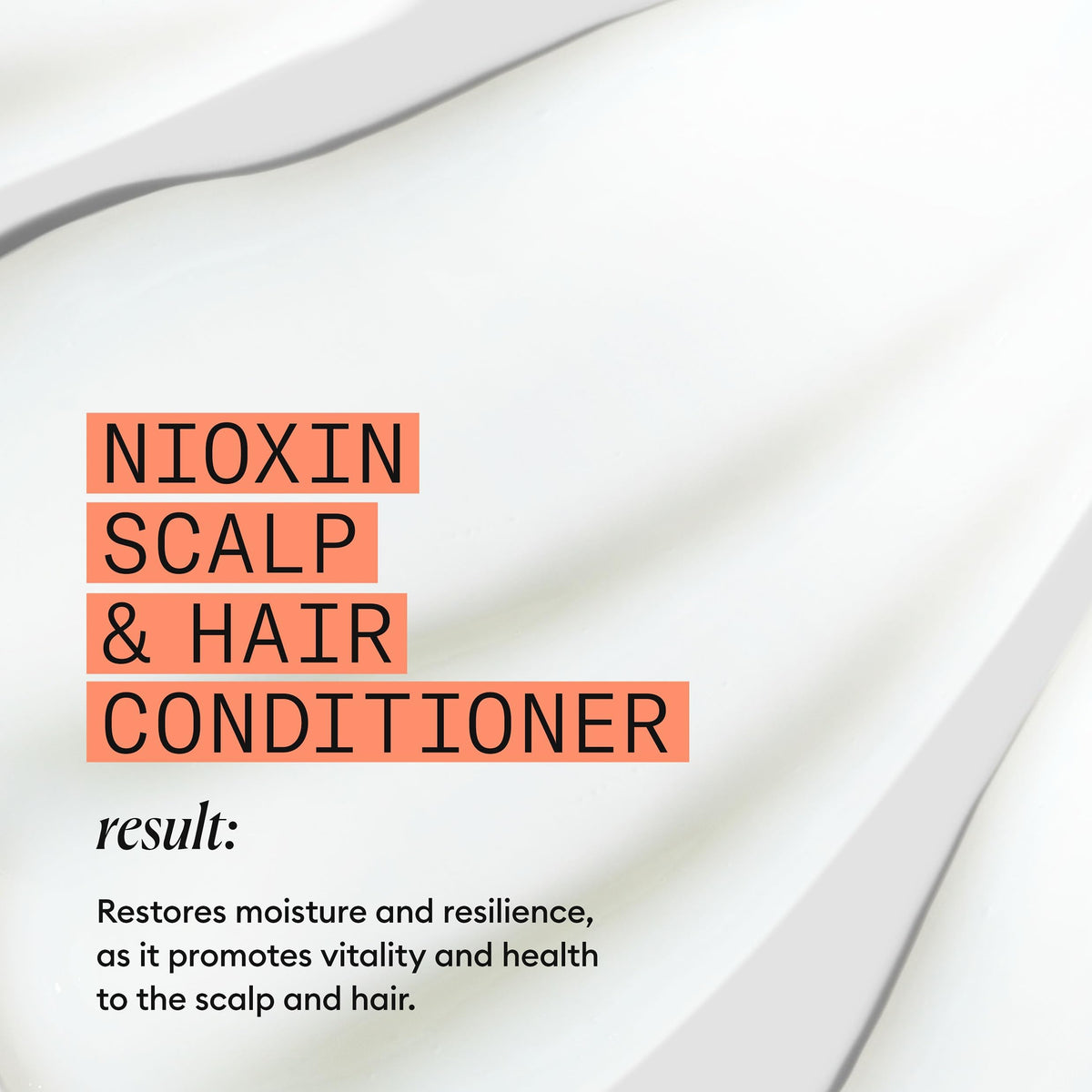 Nioxin System 4 on bathroom shelf in lifestyle scene implying daily routine