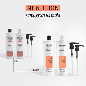 Nioxin System 4 pumps and dispensers for easy salon-style use