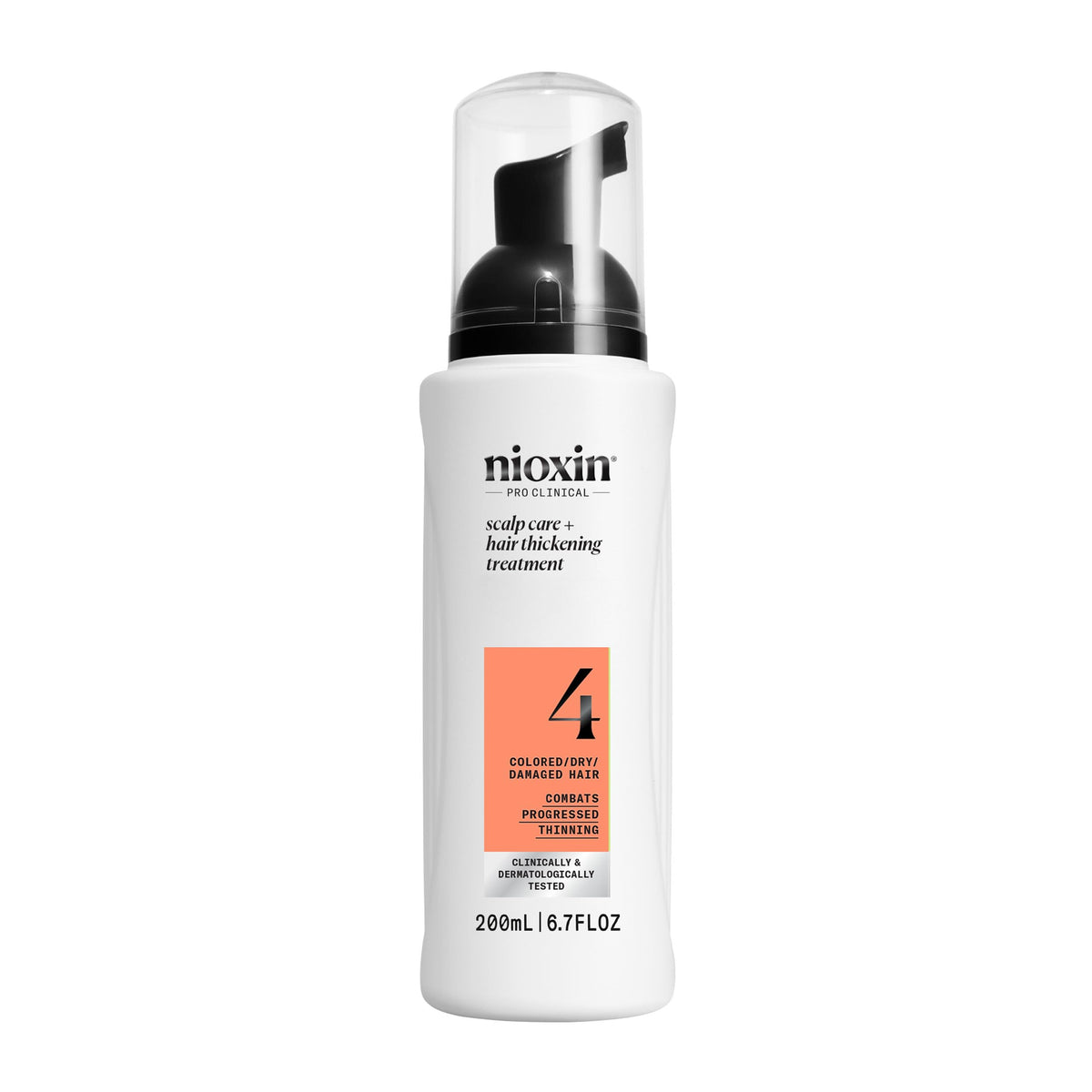 NIOXIN System 4 front packaging showing product and branding benefits