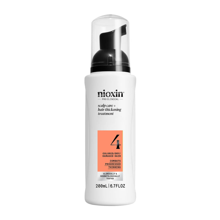 NIOXIN System 4 front packaging showing product and branding benefits