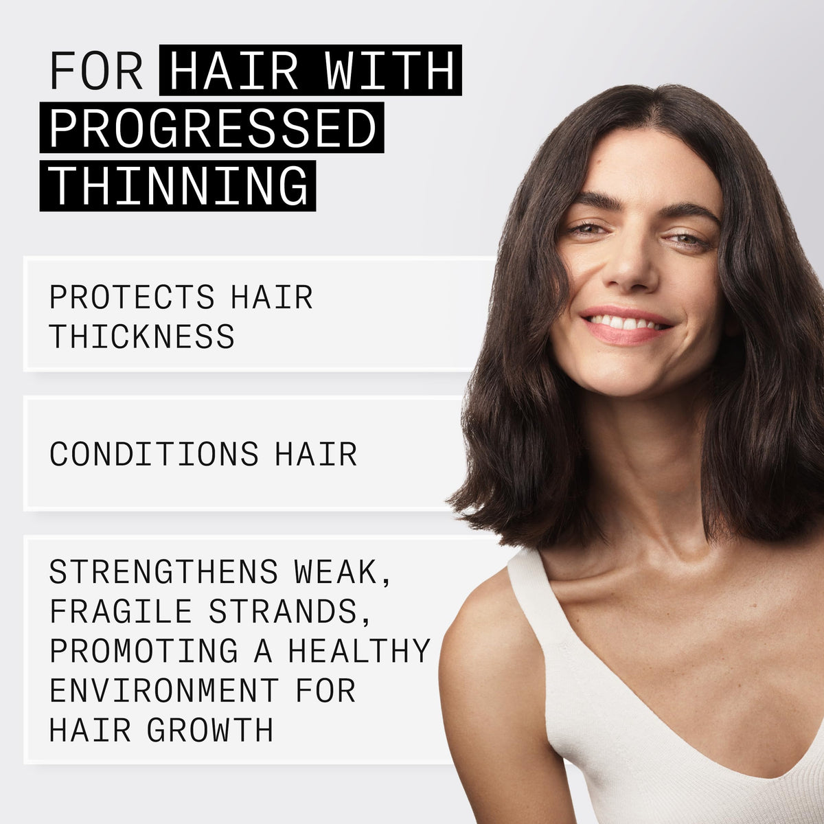 NIOXIN serum texture close-up highlighting lightweight conditioning benefits
