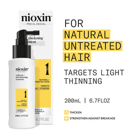 Nioxin thickening serum texture on fingertip highlighting lightweight feel
