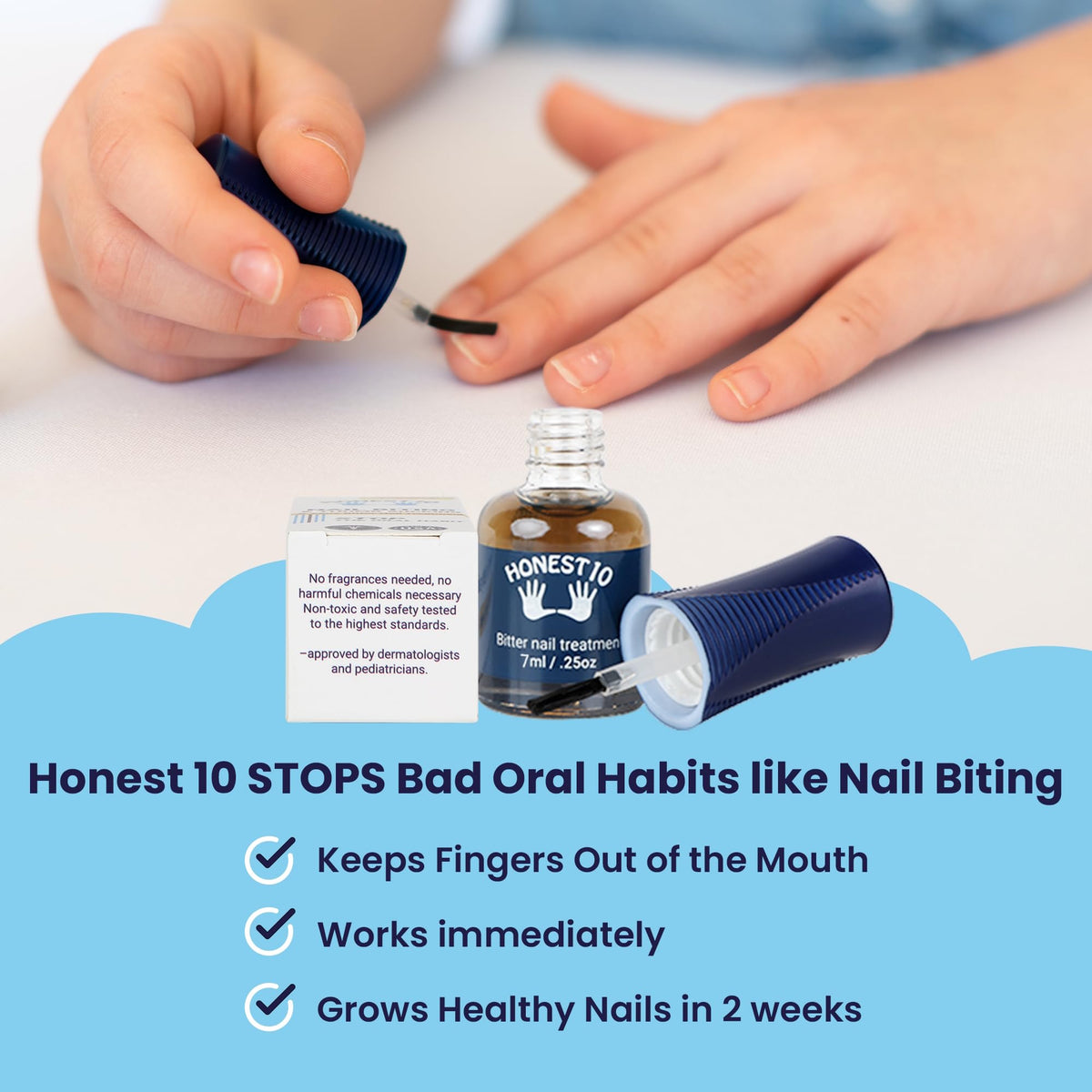 Children and adult using Nipit Honest10 in a family setting promoting habit support