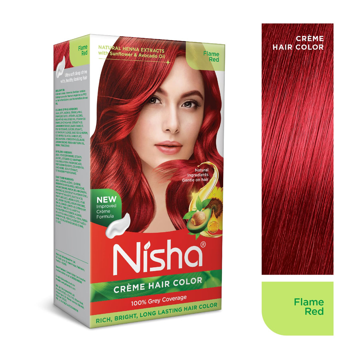 Nisha kit contents displayed for easy at-home application benefit
