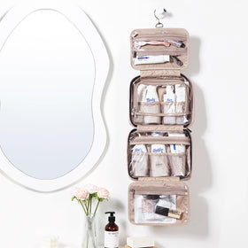 NISHEL open hanging display revealing four compartments for quick access during use