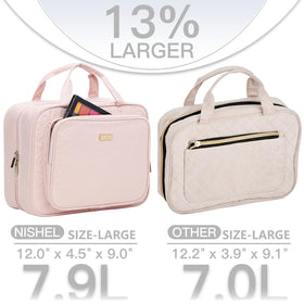 NISHEL open hanging full view with organized bottles for quick access