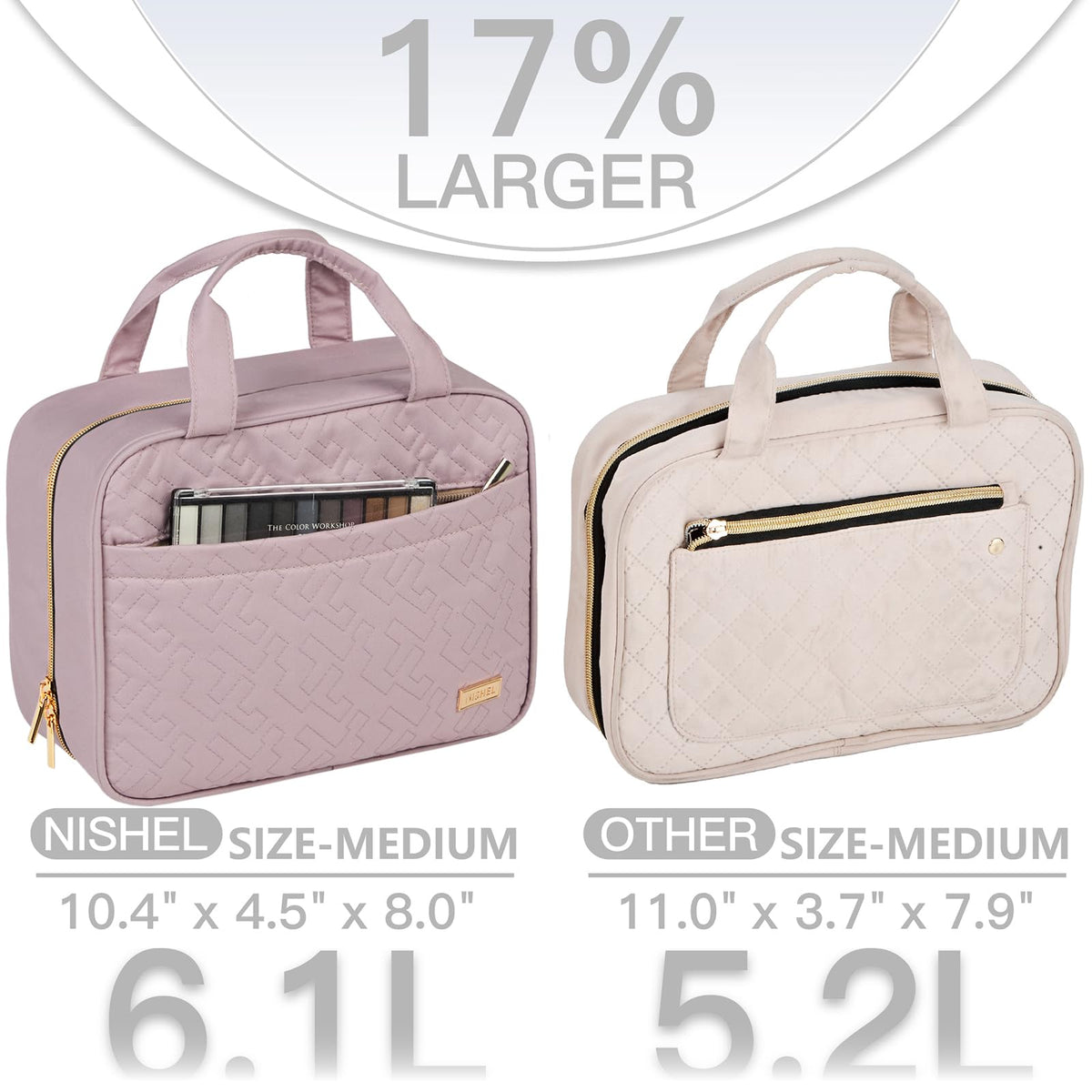 NISHEL transparent window visible contents for easy security checks