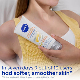 NIVEA active ingredients display featuring Coenzyme Q10 and Creatine benefits