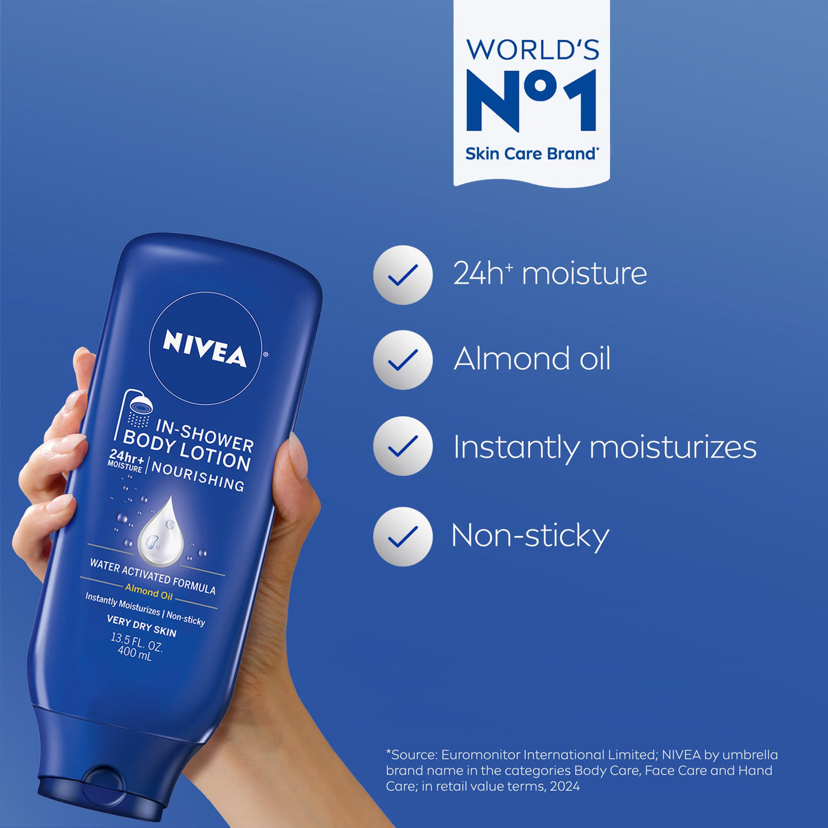 NIVEA almond oil close-up highlighting nourishing ingredient for soft skin