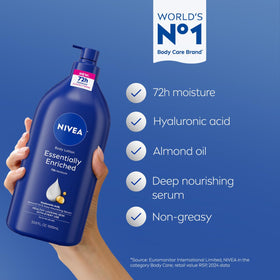 NIVEA almond oil ingredient close-up illustrating nourishing benefits