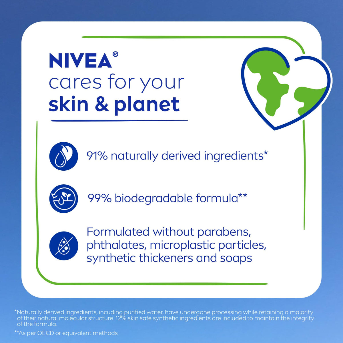 NIVEA in a bathroom lifestyle setting illustrating daily routine uplift