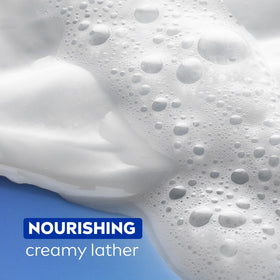 NIVEA bottle back label highlighting ingredient and safety details