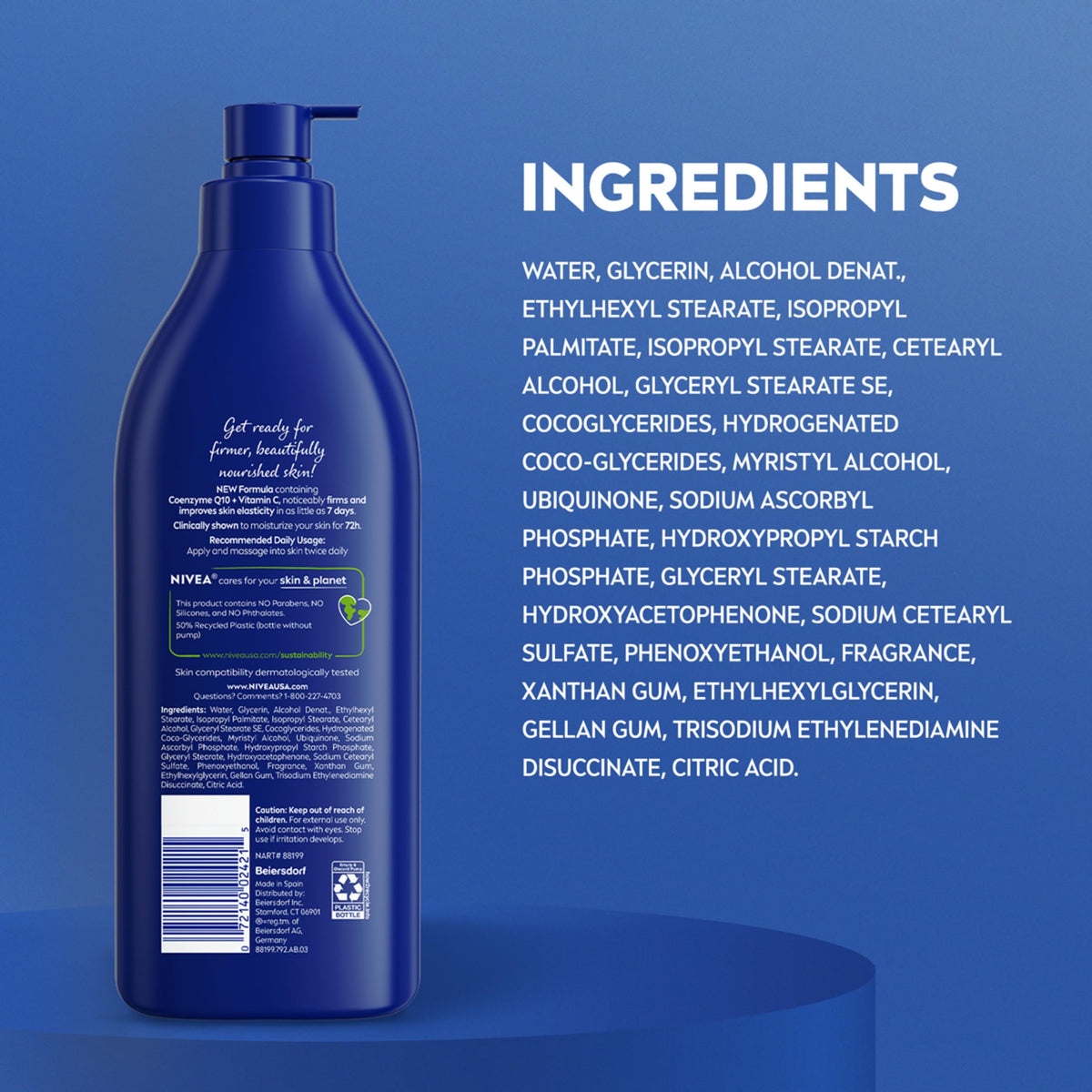 NIVEA bottle on bathroom shelf evoking everyday routine and convenience