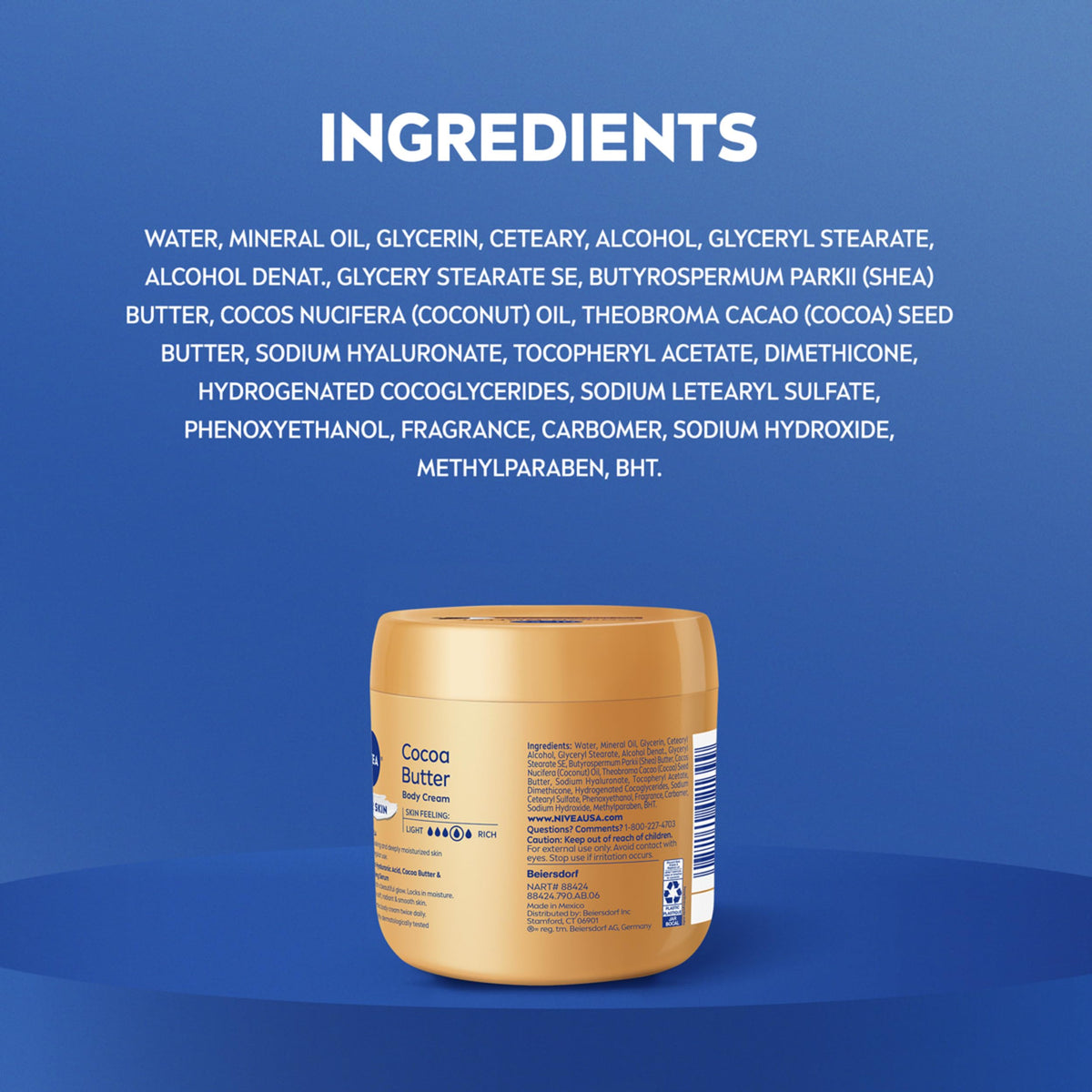 NIVEA jar in bathroom lifestyle scene for daily skincare routine