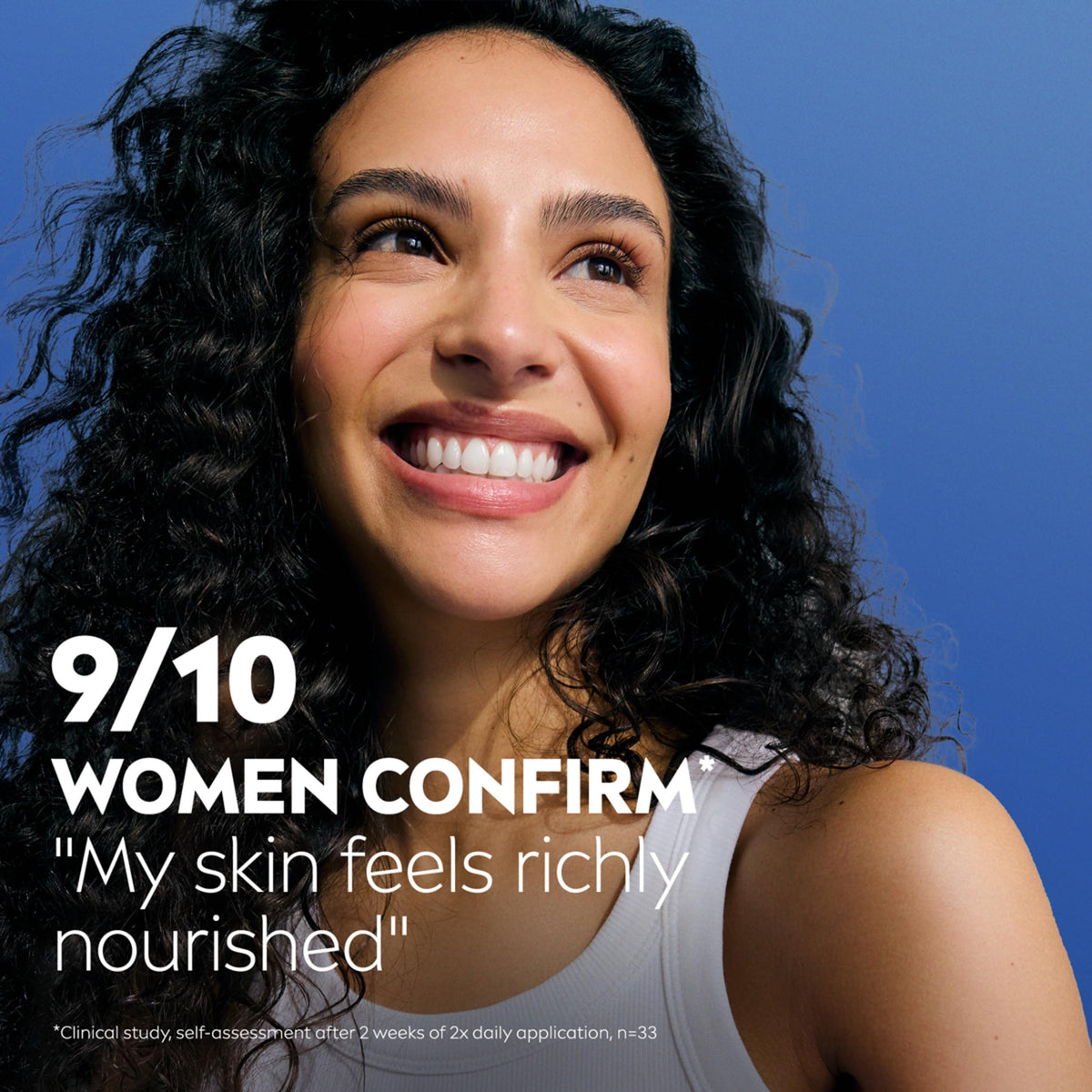 NIVEA application on foot illustrating targeted intensive care