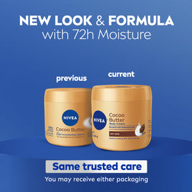 NIVEA close-up texture of cream highlighting rich nourishment