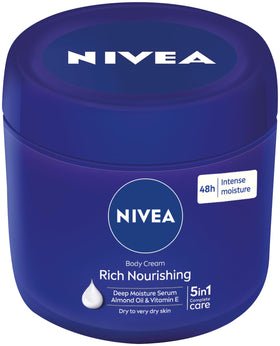 NIVEA cream texture close-up highlighting rich consistency and quick-absorbing benefit