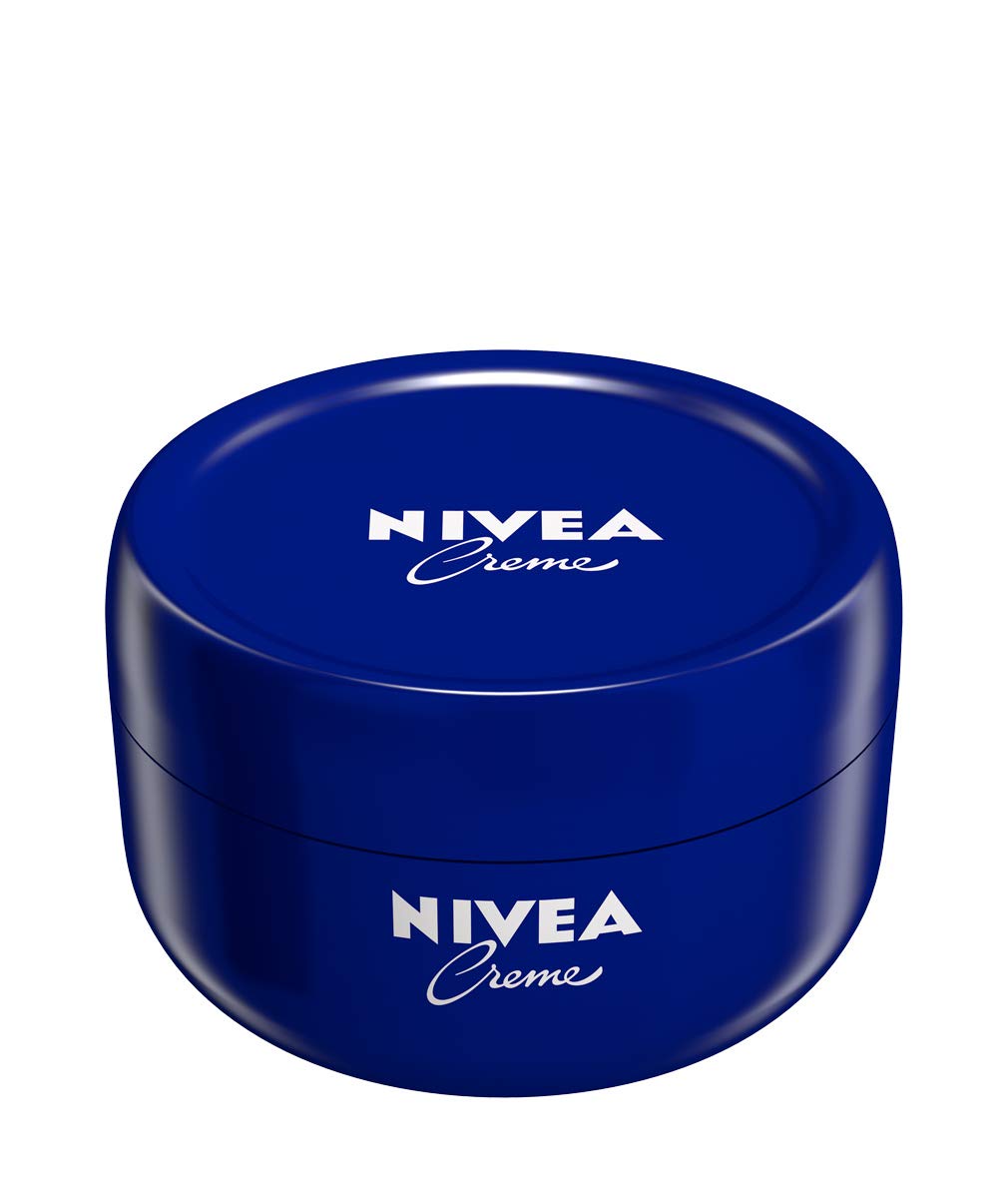 NIVEA tub front view showing brand and clear labeling for easy identification