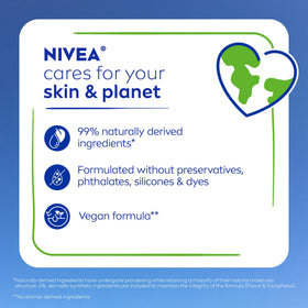 NIVEA balm used outdoors morning light showing fresh, protected lips